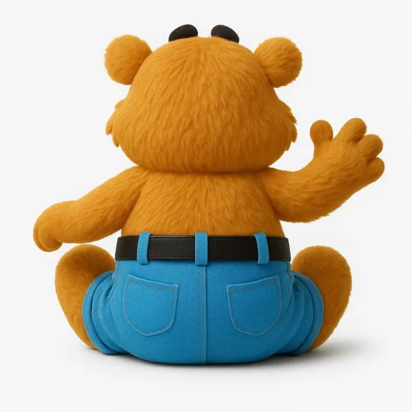 Toon Blast Bruno Bear Plush - Image 2