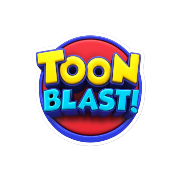 Toon Blast Logo Sticker - Image 2